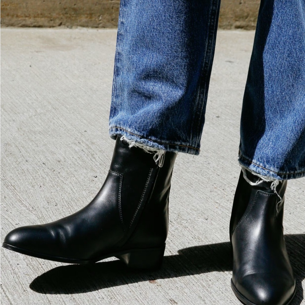 Margaux Classic Black Ankle Boots